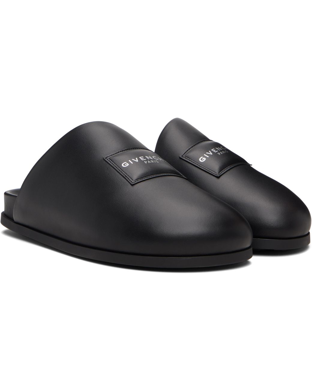 Flâneurs De Style Mule Noirs En Cuir Nappa Givenchy pour homme en coloris Black