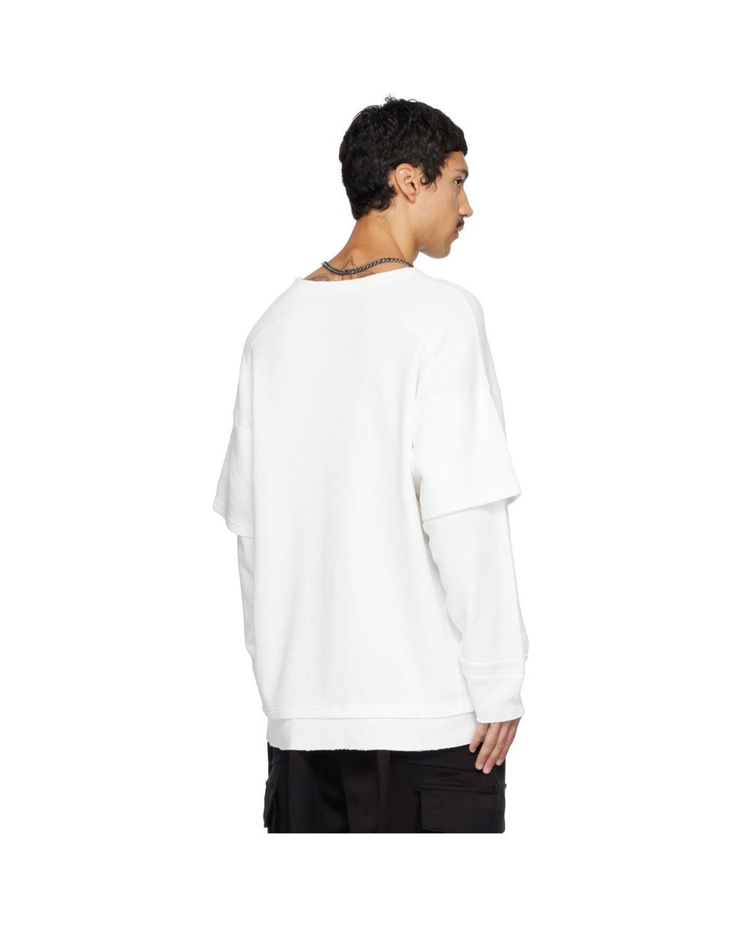 Who Decides War White Futbal Jersey Long Sleeve T-Shirt for men