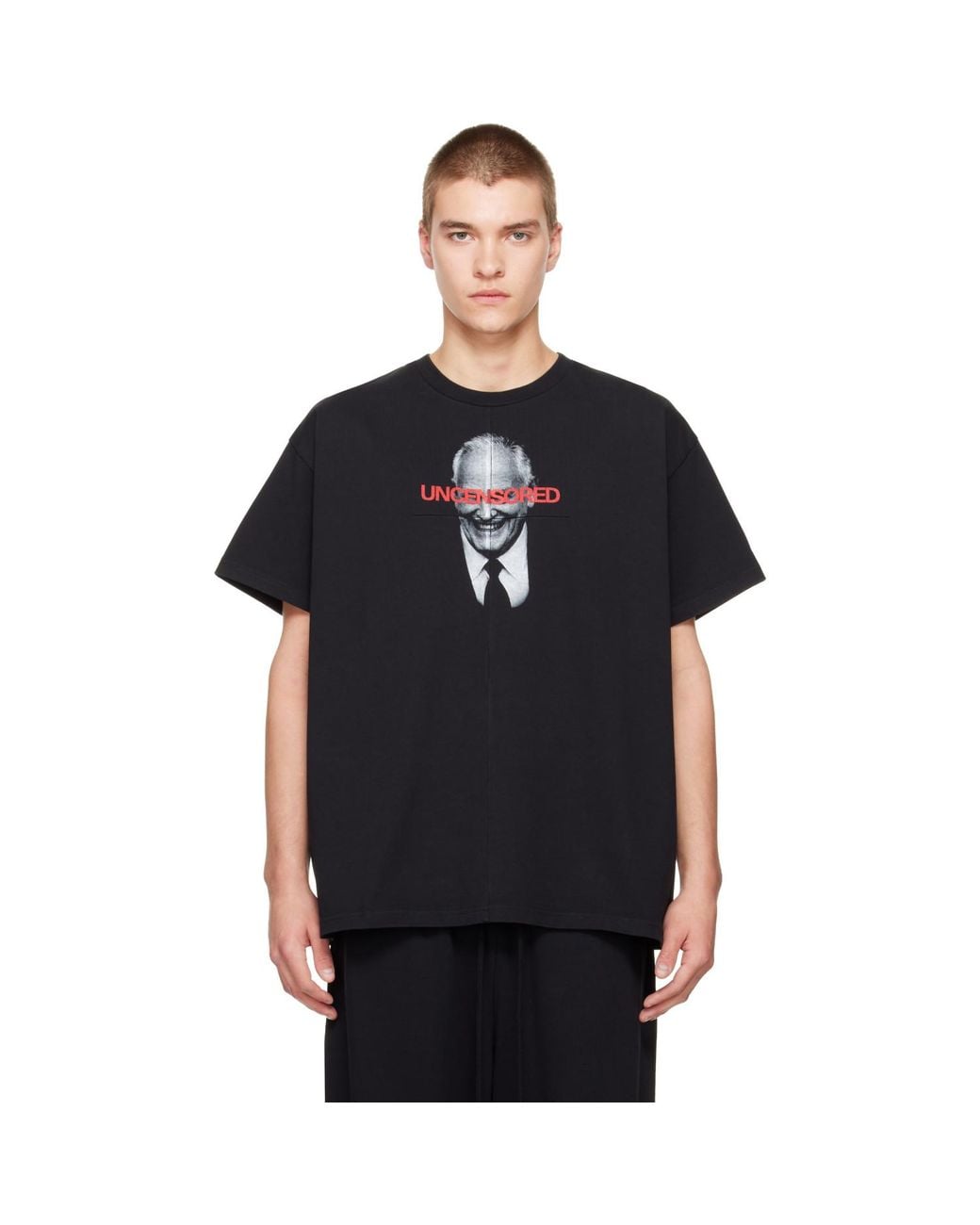 MATIERES FECALES Black Corporate Cannibal T-Shirt for men