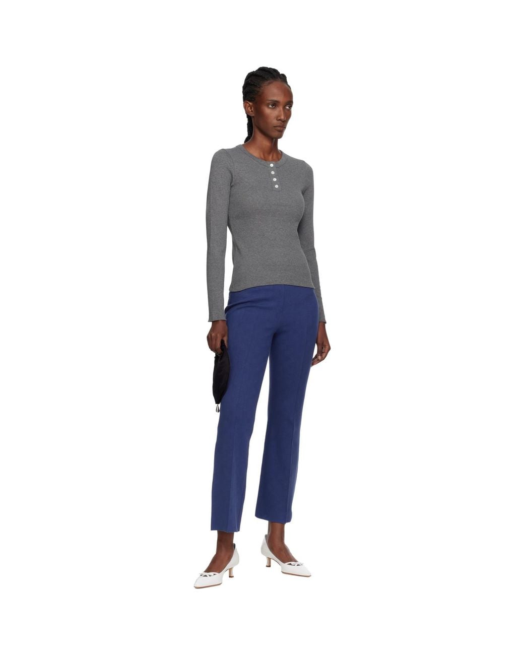 Flore Flore Black Jess Longsleeve Henley