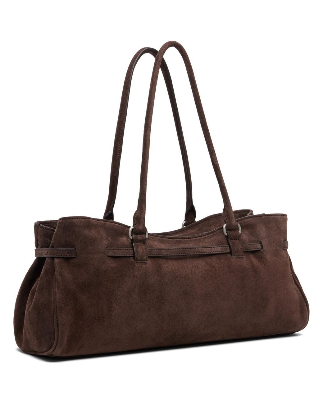 MARGE SHERWOOD Brown Soft Grandma Shoulder Bag