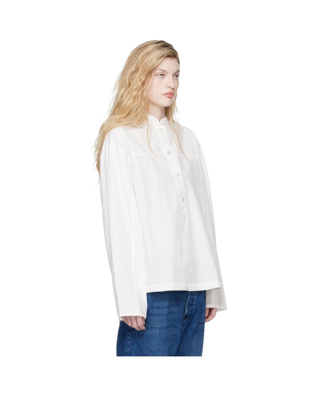 Studio Nicholson White Vega Shirt