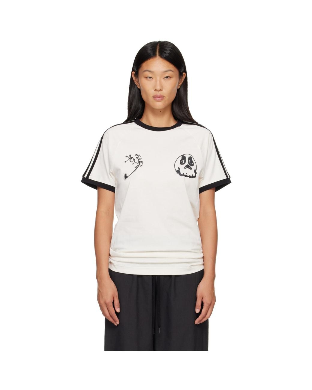 Y-3 White Off- Chito Edition Graphic Cali T-Shirt
