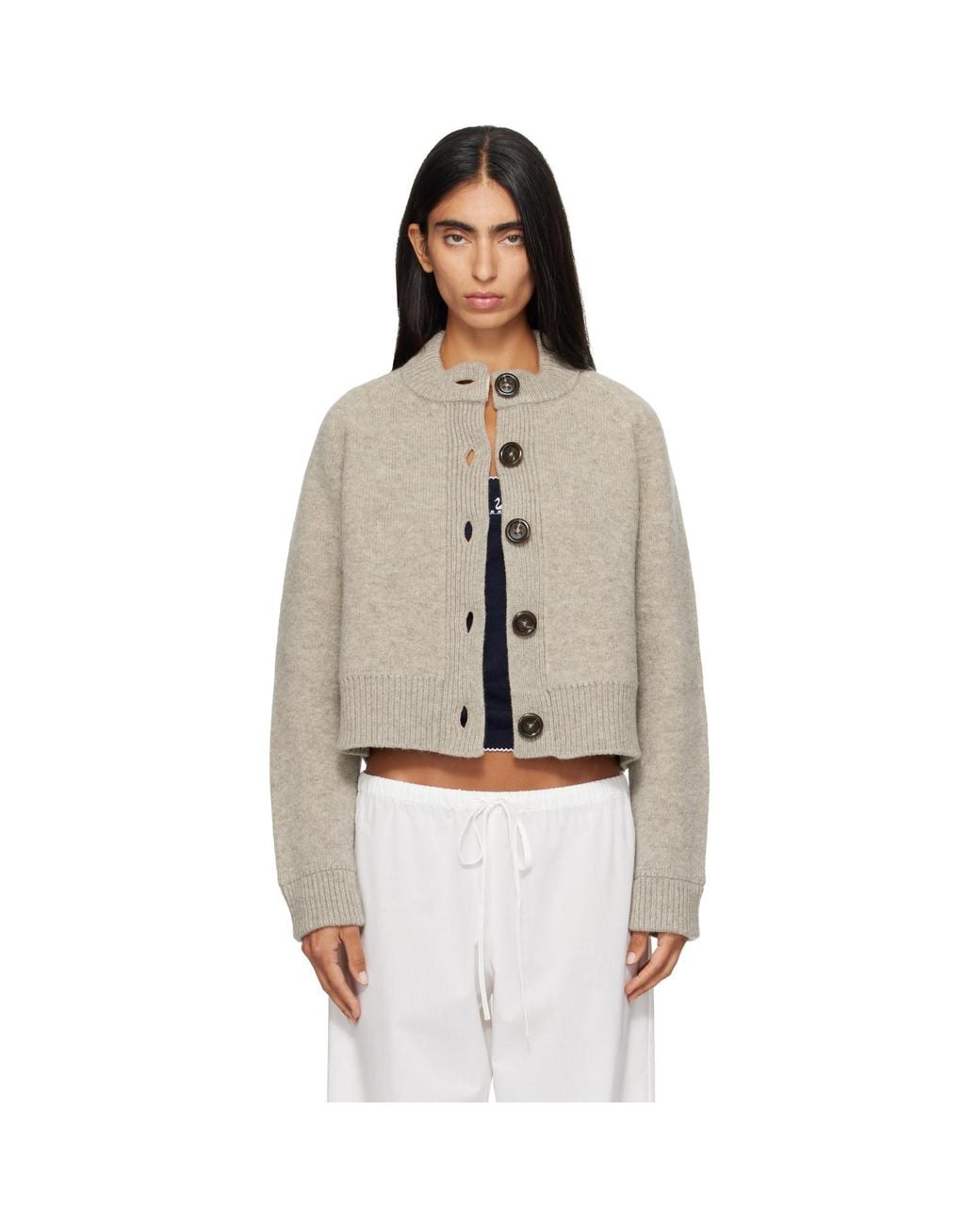 B.B. Wallace Gray Sherman Cardigan