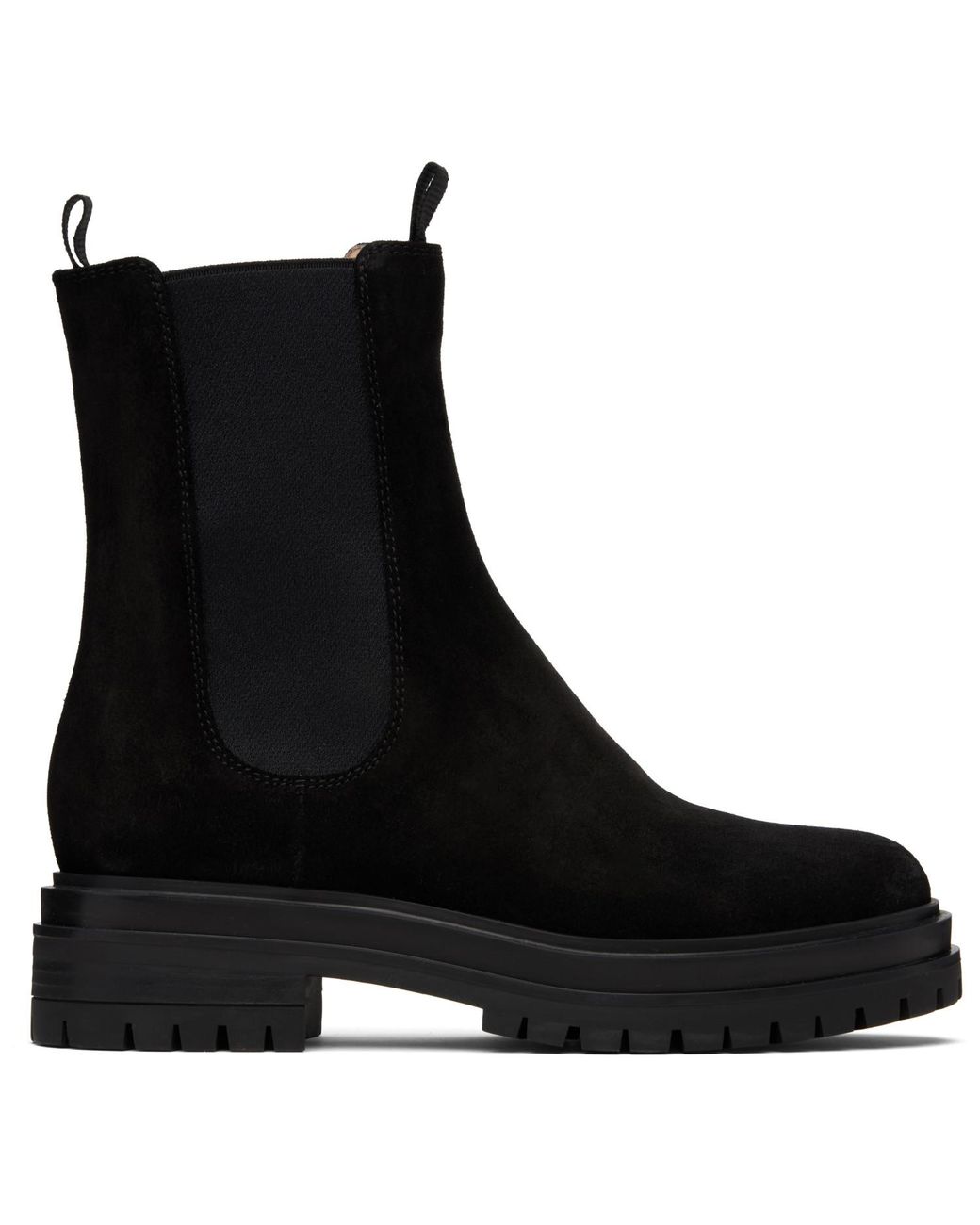 Gianvito Rossi Black Chester Chelsea Boots