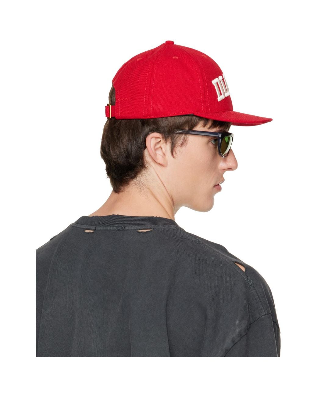 Willy Chavarria Blue 'Diablo' Cap for men