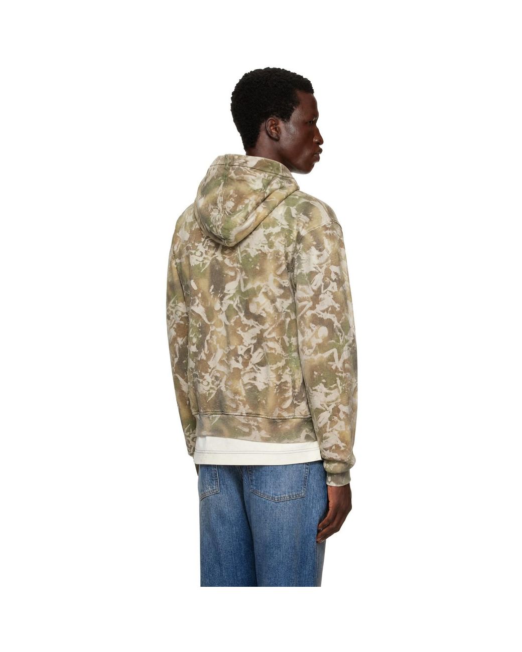 Carne Bollente Metallic Khaki 'The Sex' Hoodie for men