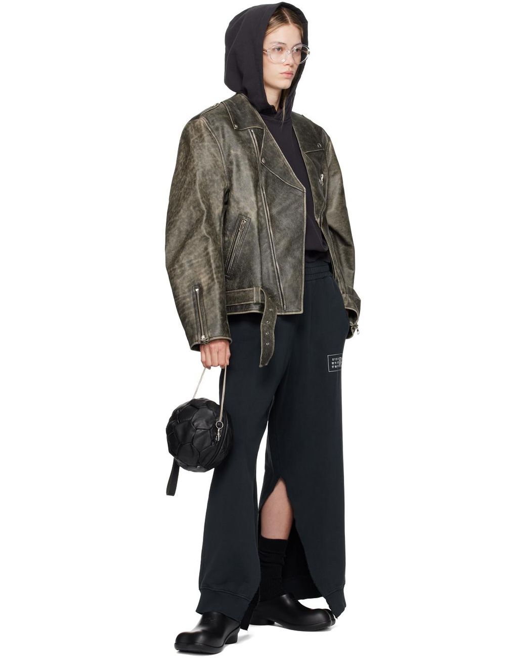 MM6 Maison Margiela ヘビーレザー バイカージャケット MM6 Maison Margiela ヘビーレザー バイカージャケット (MM6
