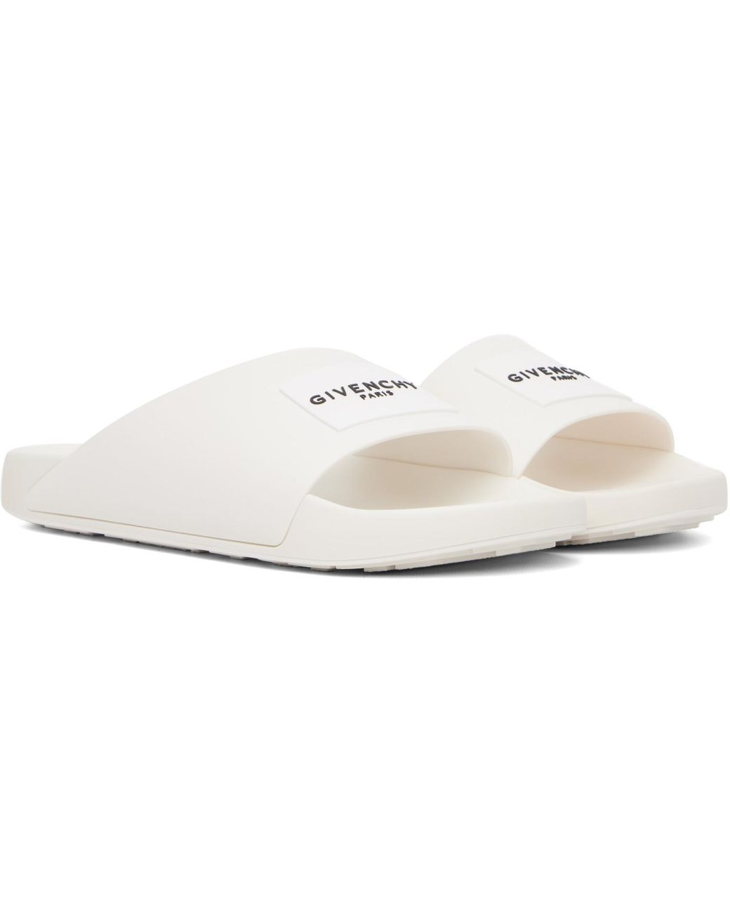 Givenchy White Label Mule Slides for men