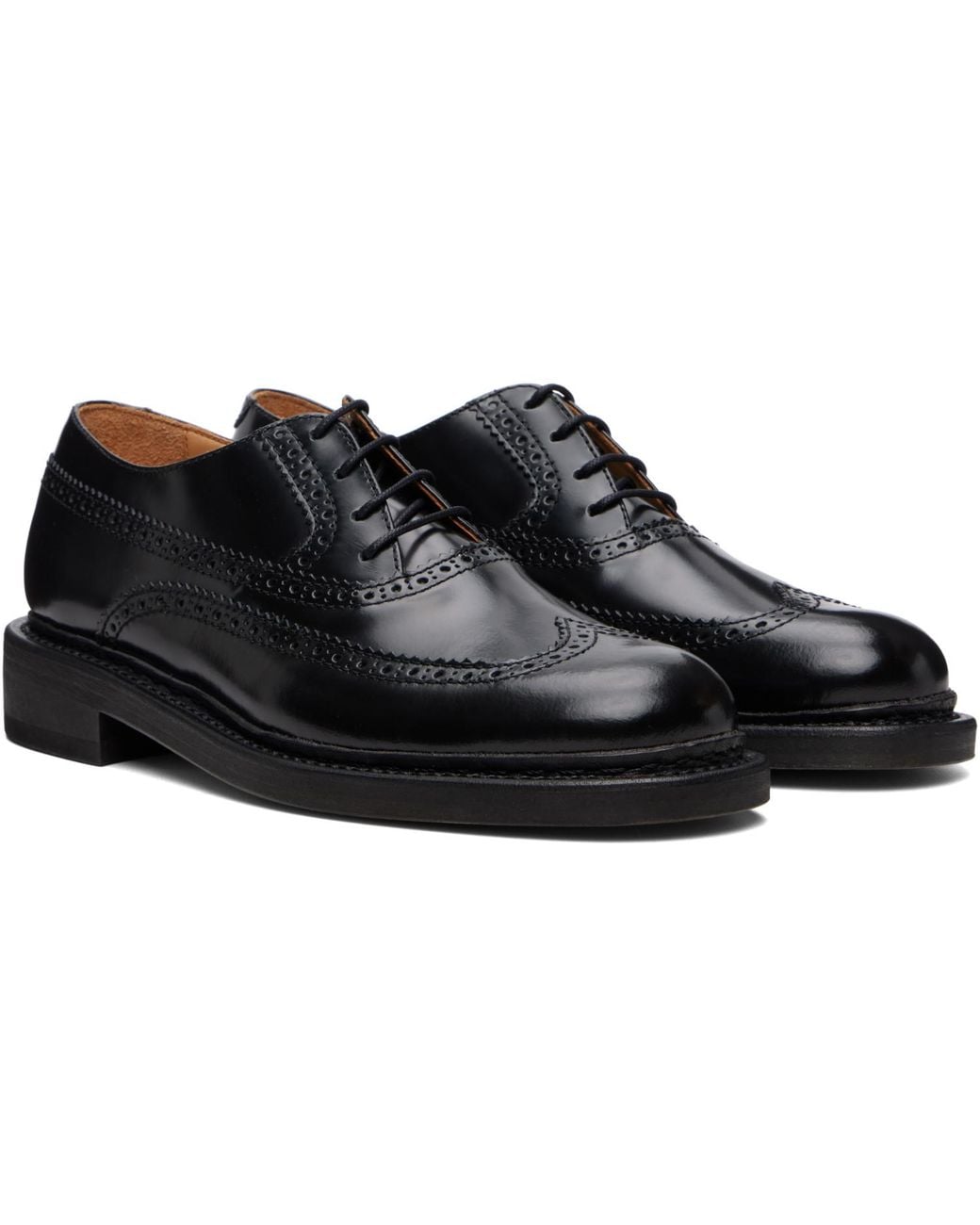 Our Legacy Black Brogue Parade Derbys