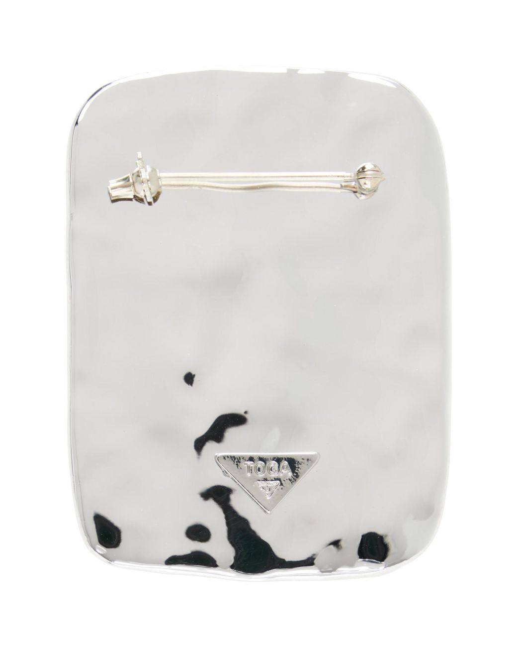 Toga Green Square Wave Brooch