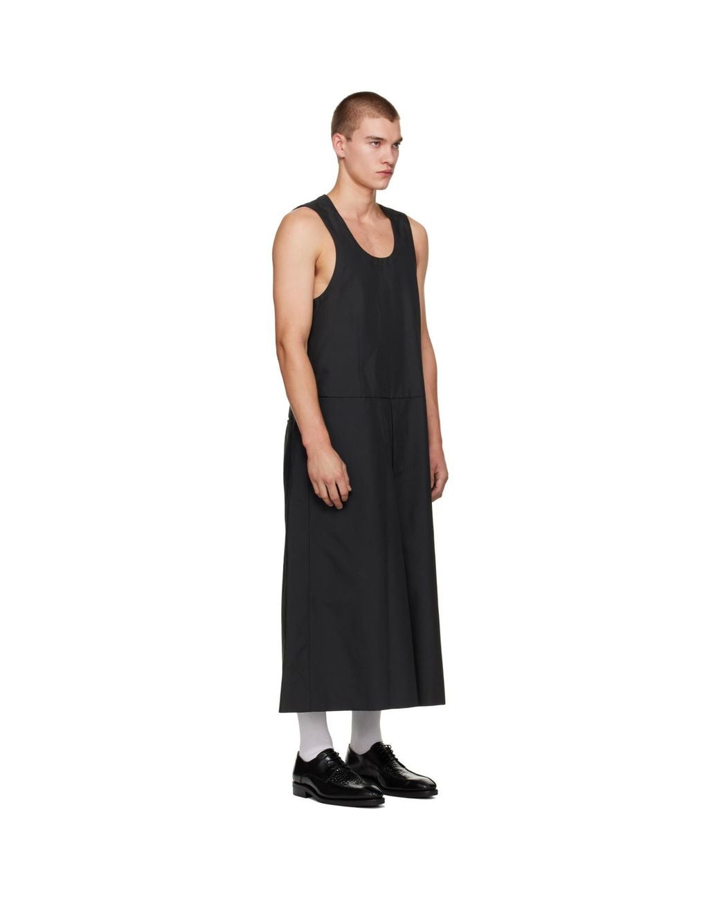 Comme des Garçons Black Polyester Dobby Cloth Overalls for men