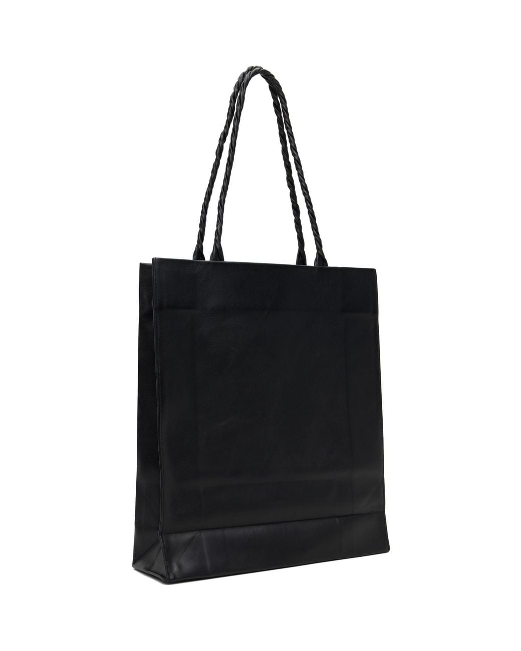 Issey Miyake Black 'Leather Paper' Bag