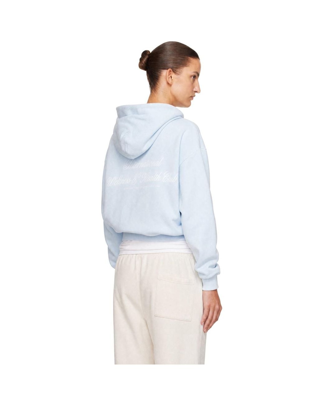 Sporty & Rich Blue International Hoodie