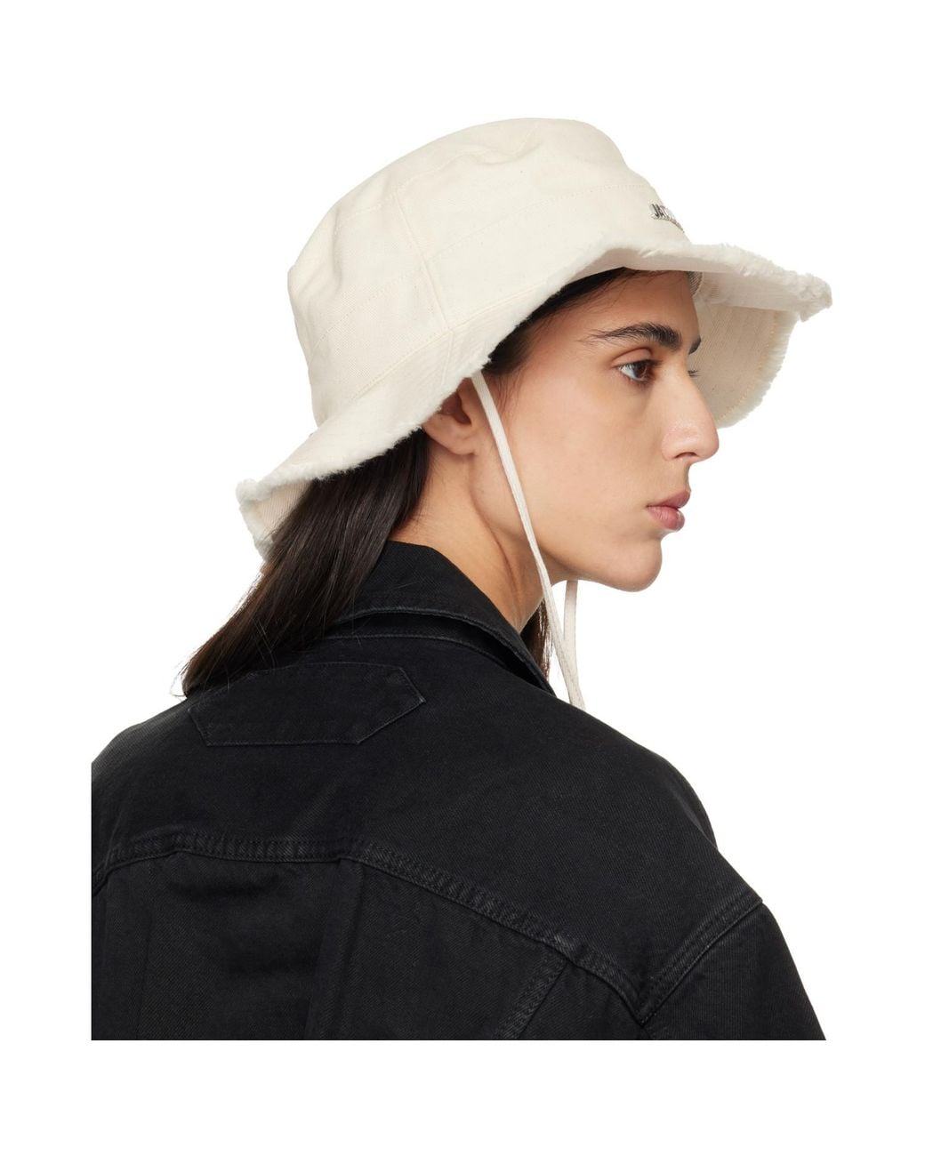 Jacquemus Black Off- Les Classiques 'The Artichaut' Bucket Hat