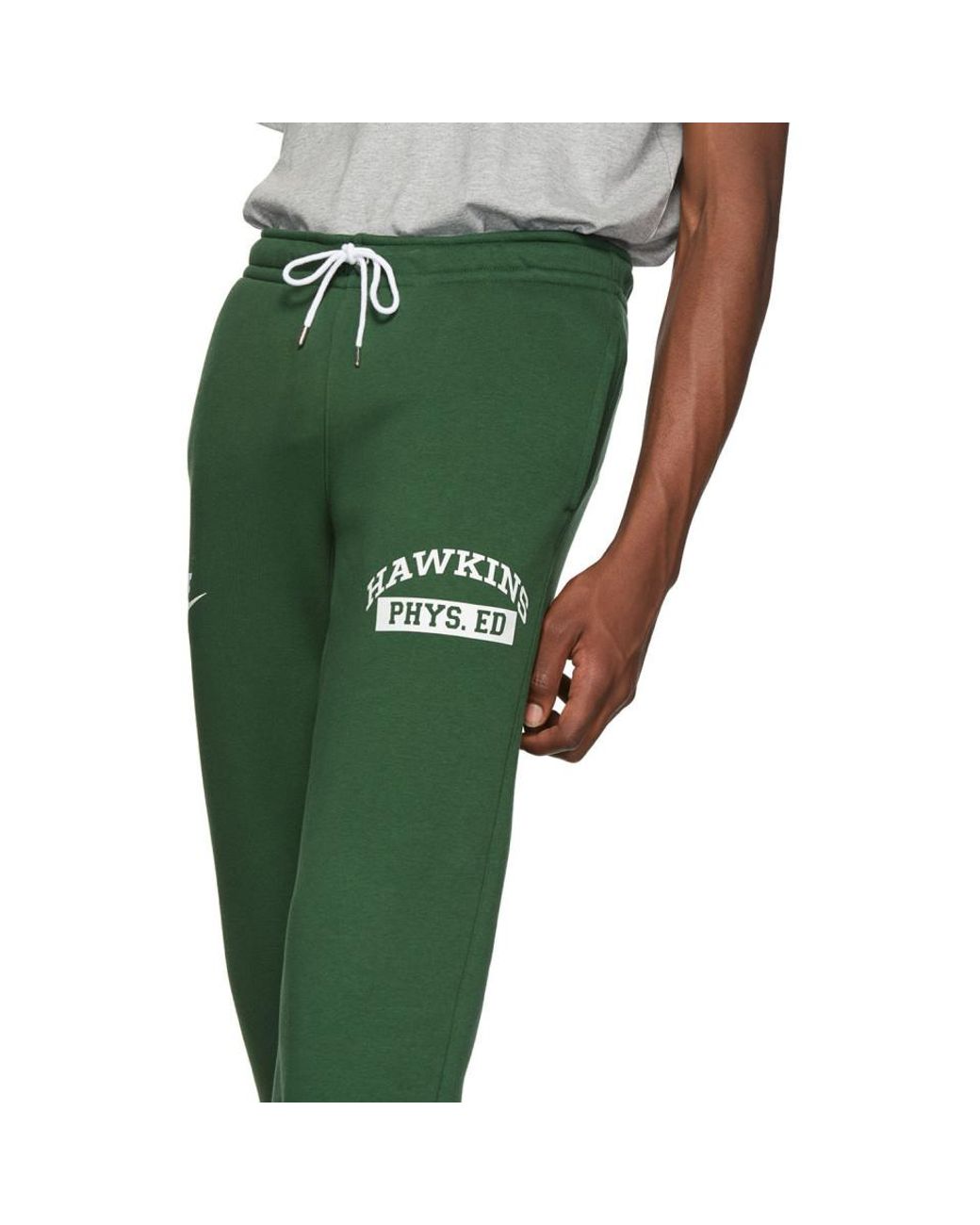 Nike Green Stranger Things Edition Hawkins High Sweatpants for Men | Lyst