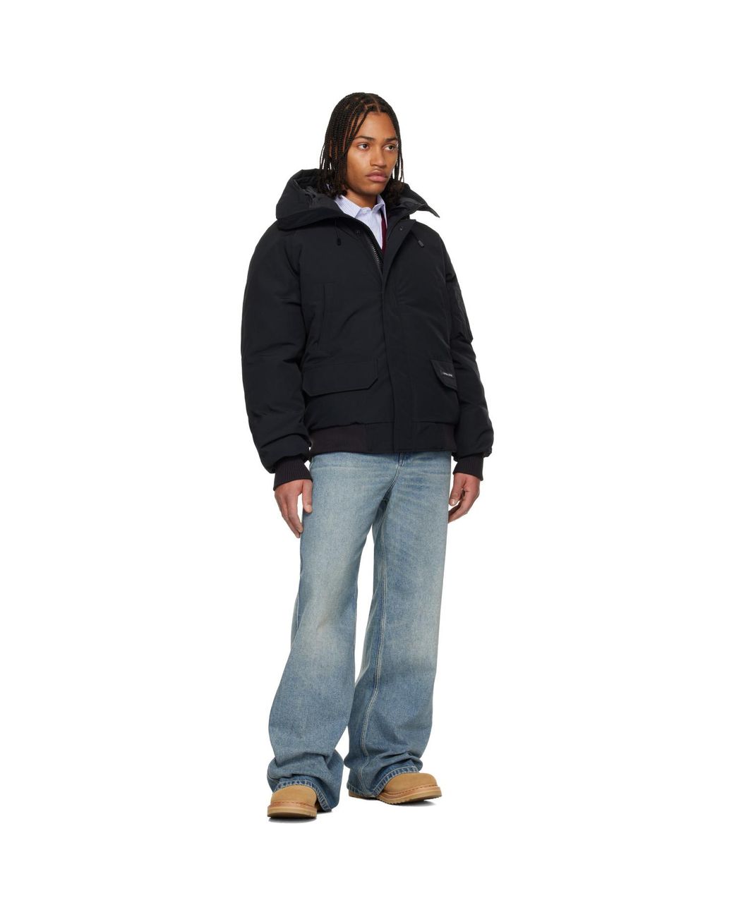 Canada Goose Black Chilliwack Bomber Down Jacket for men