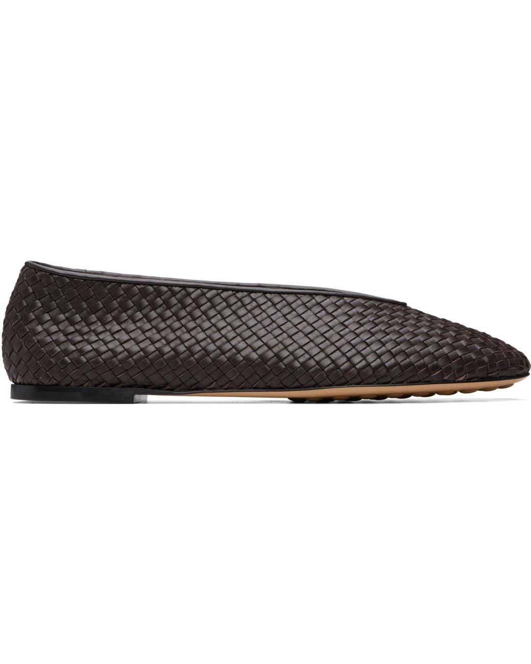 Bottega Veneta Brown Rosa Ballerina Flats