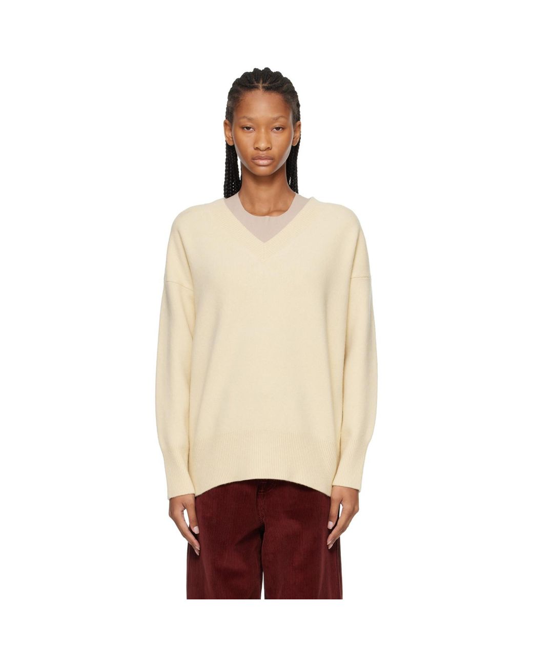 Rohe Natural Classic V-Neck Sweater