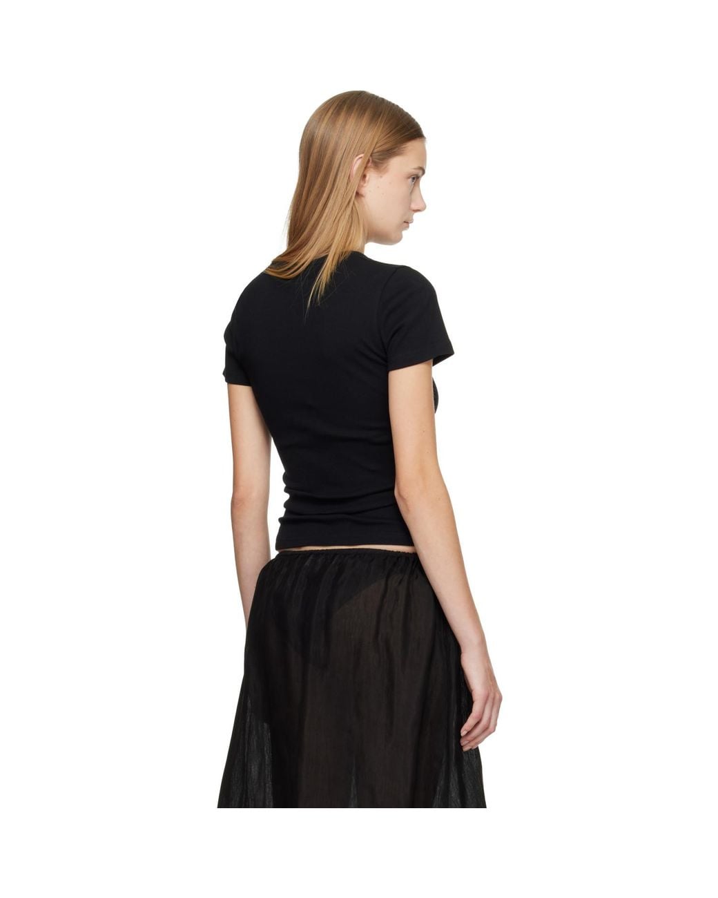 Matteau Black Rib Baby T-Shirt