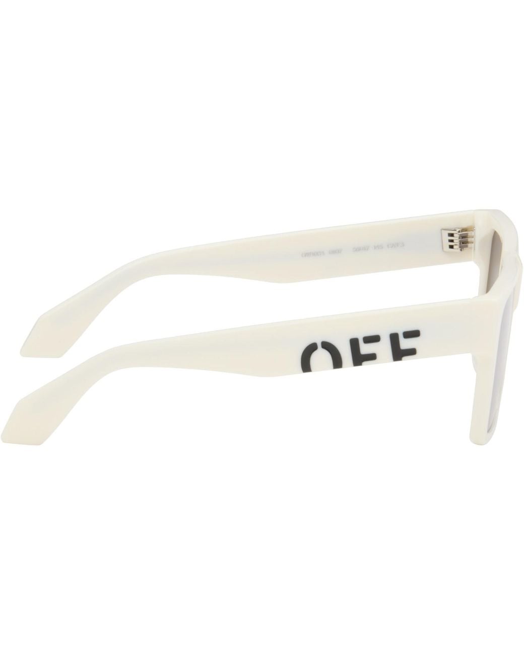 Off-White c/o Virgil Abloh Gray Casper Dark Lens Sunglasses for men