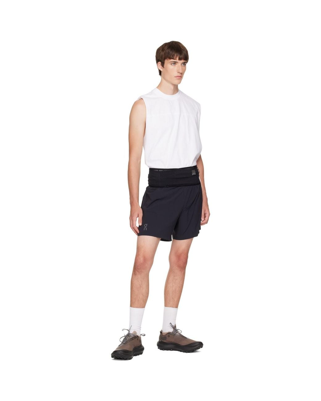 Satisfy Black Space‑O Running Belt for men