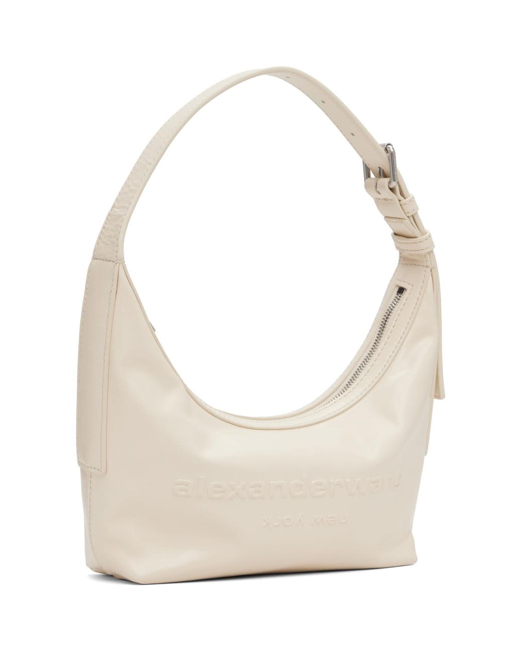 Alexander Wang Natural Off- Punch Small Shoulder Bag
