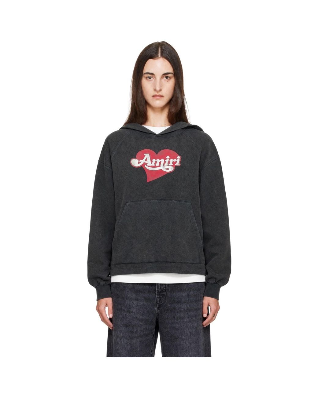 Amiri Black Heart Hoodie