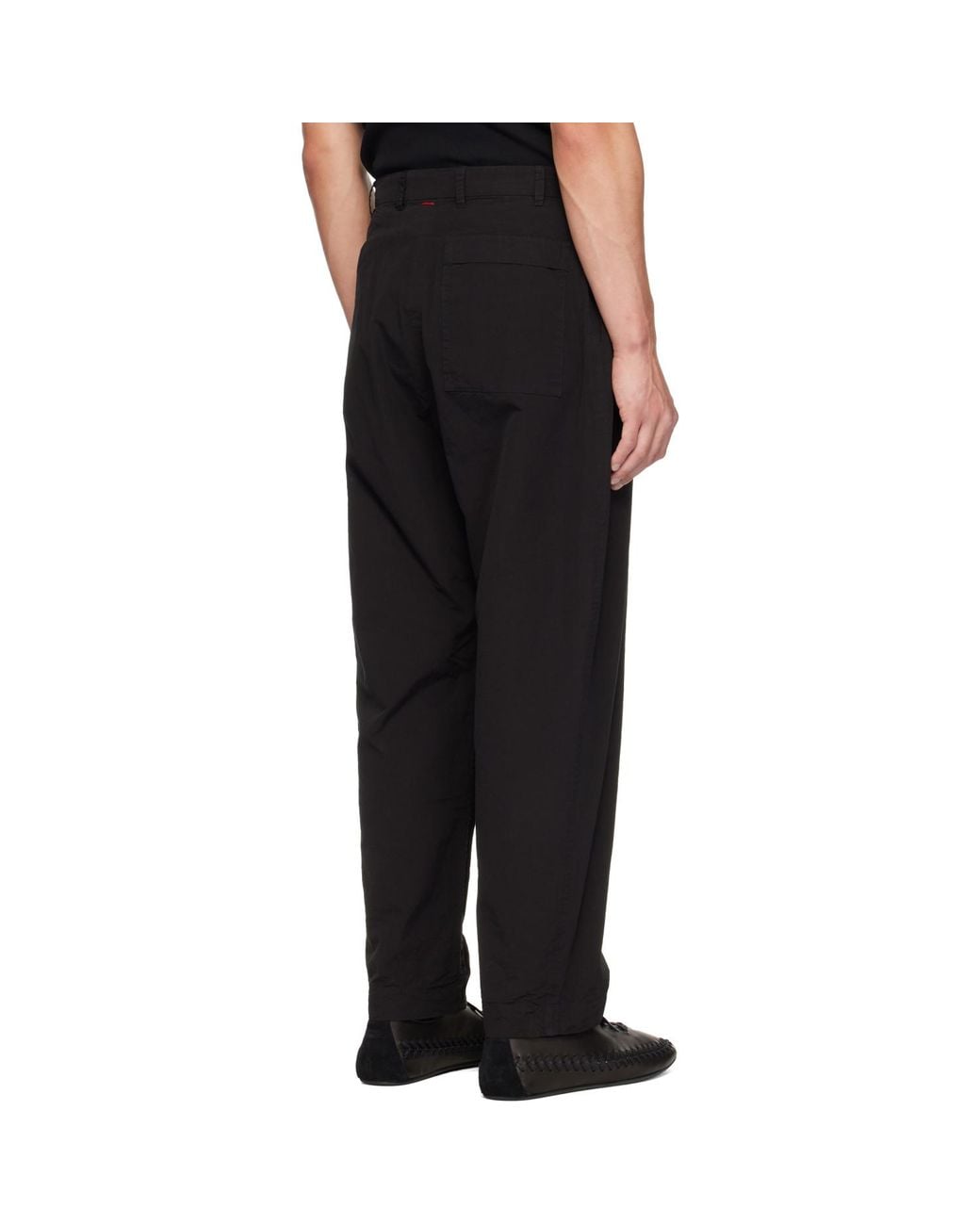 Casey Casey Black Basil Trousers for men