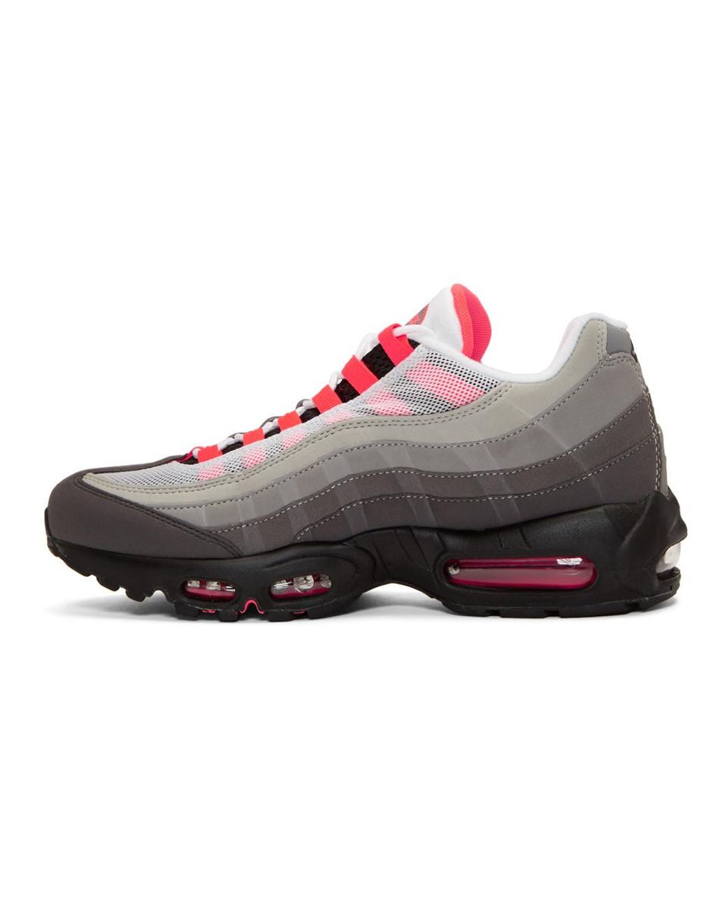 Nike Grey And Pink Air Max 95 Og Sneakers | Lyst