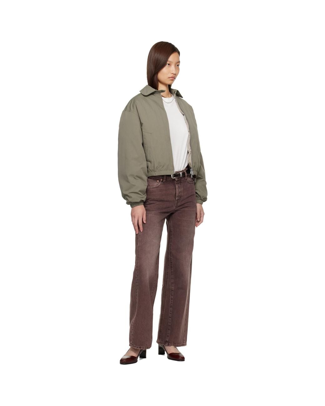 Our Legacy Brown Treble Cut Jeans