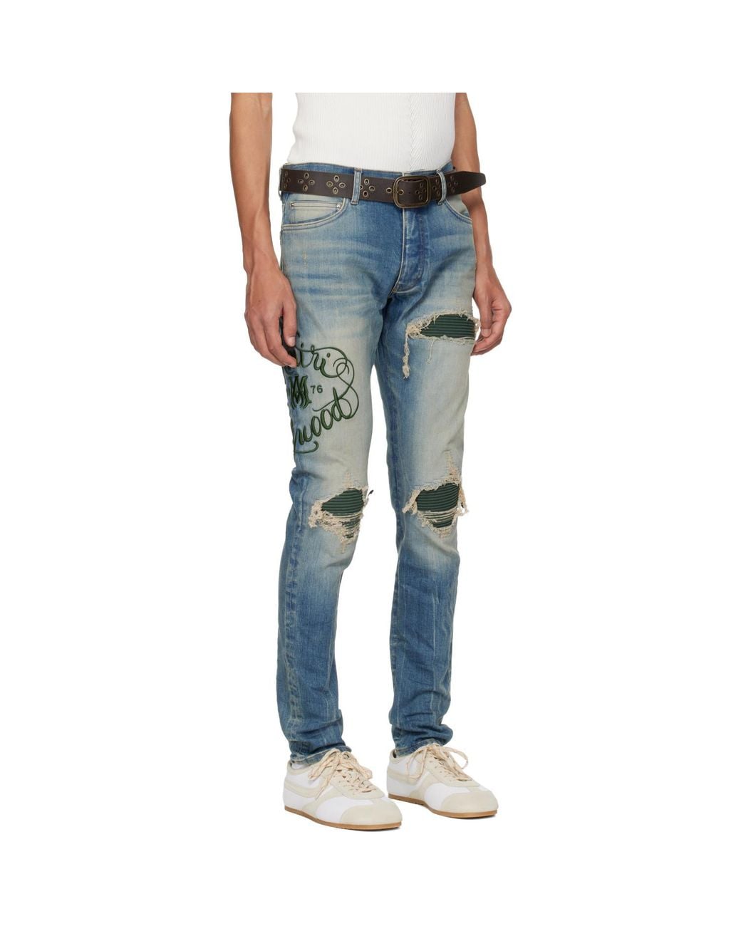 Amiri Blue Hollywood' Mx1 Jeans for men