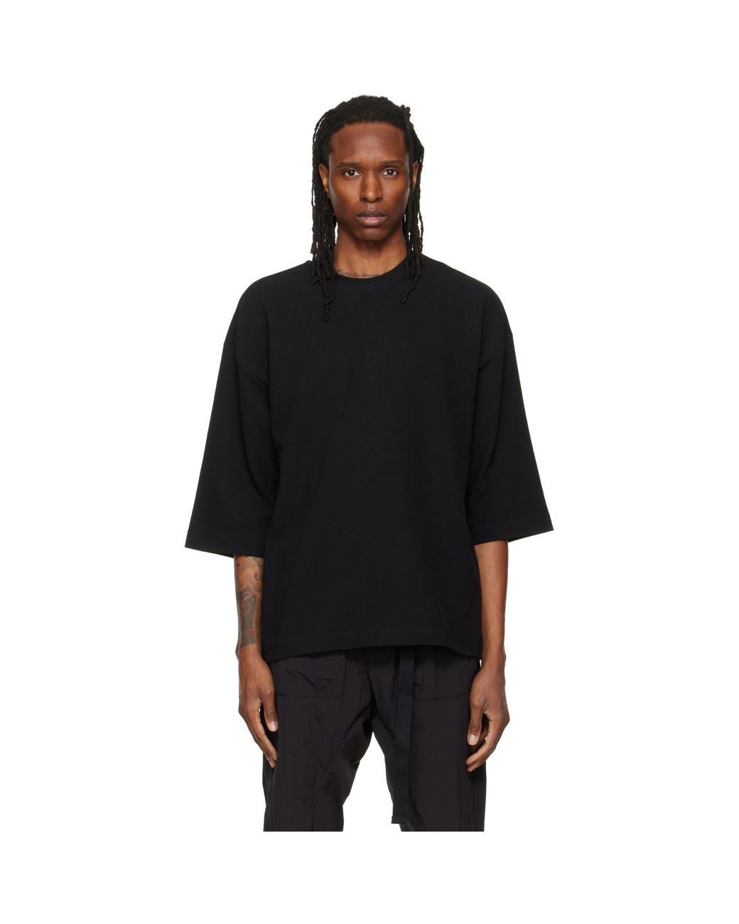 Thom Krom Black Ts 1000 T-Shirt for men