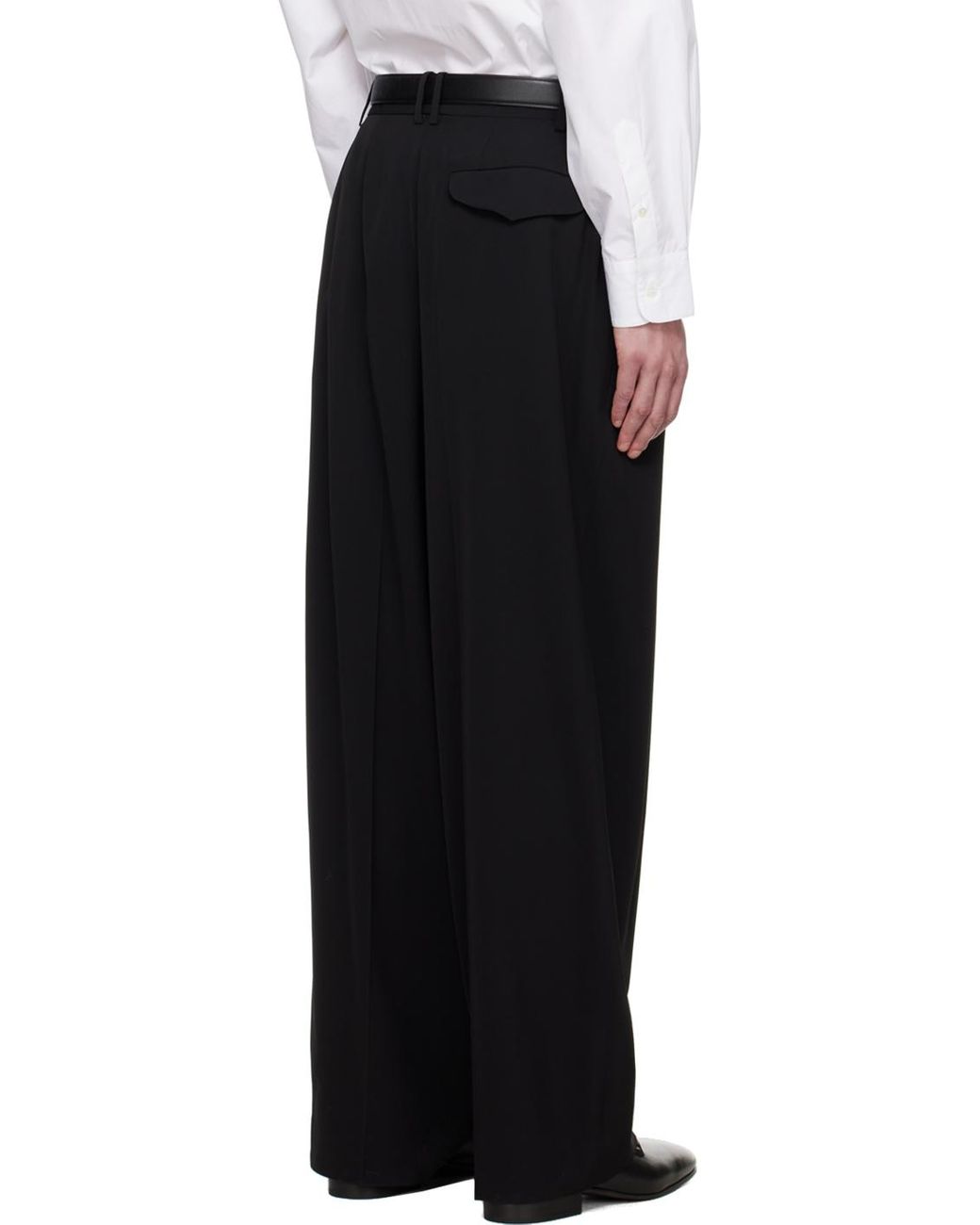 The Row Black Rufus Trousers