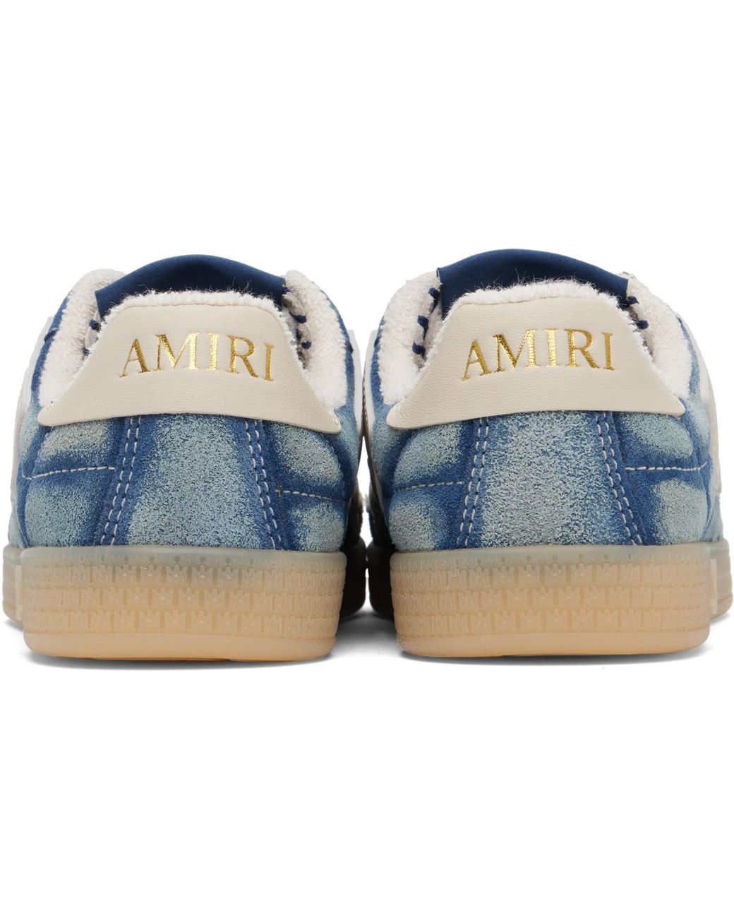 Amiri Blue Pacific Football Sneakers