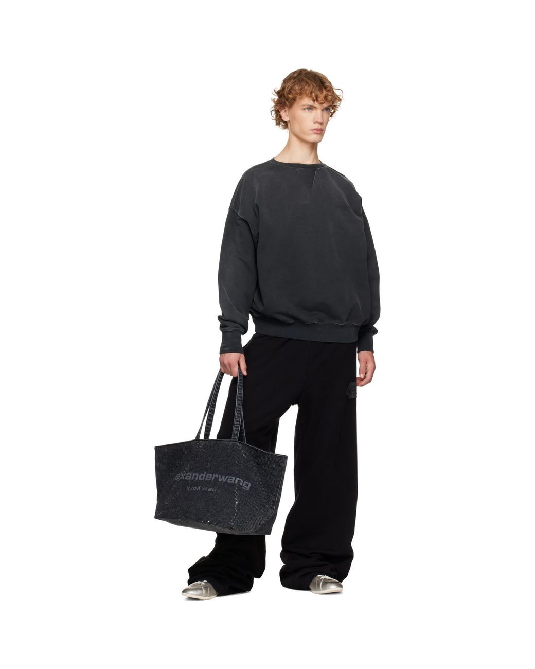Alexander Wang Black Punch Tote for men