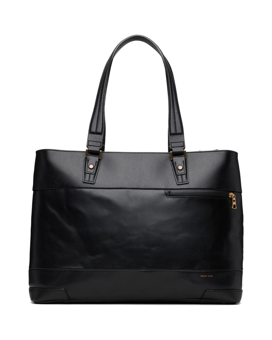 Master Piece Black Gloss Briefcase for men