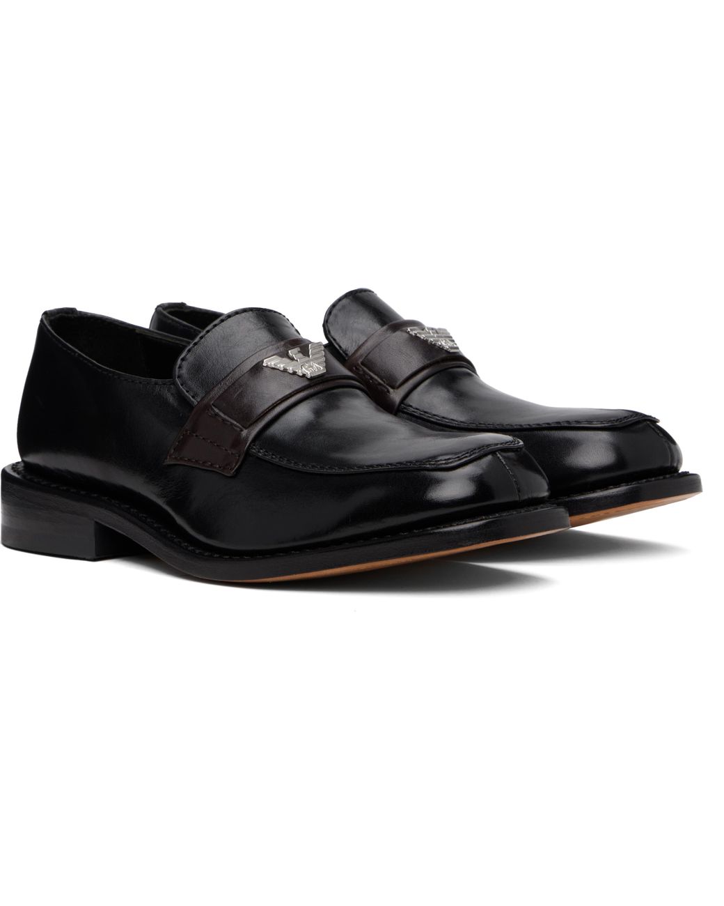 Our Legacy Work Shop Emporio Armani Sentiero Loafers in Black