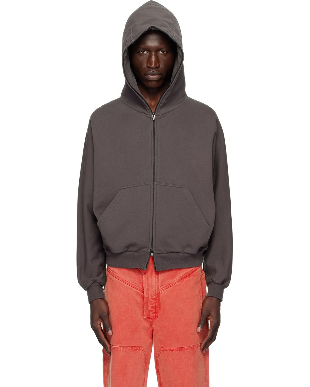 DINGYUN ZHANG ジップパーカー フーディー DingYun Zhang Tn1 Hoodie in Black for Men | Lyst