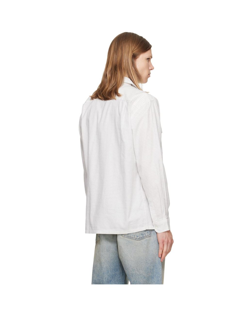 sunflower White Pocket Shirt for men