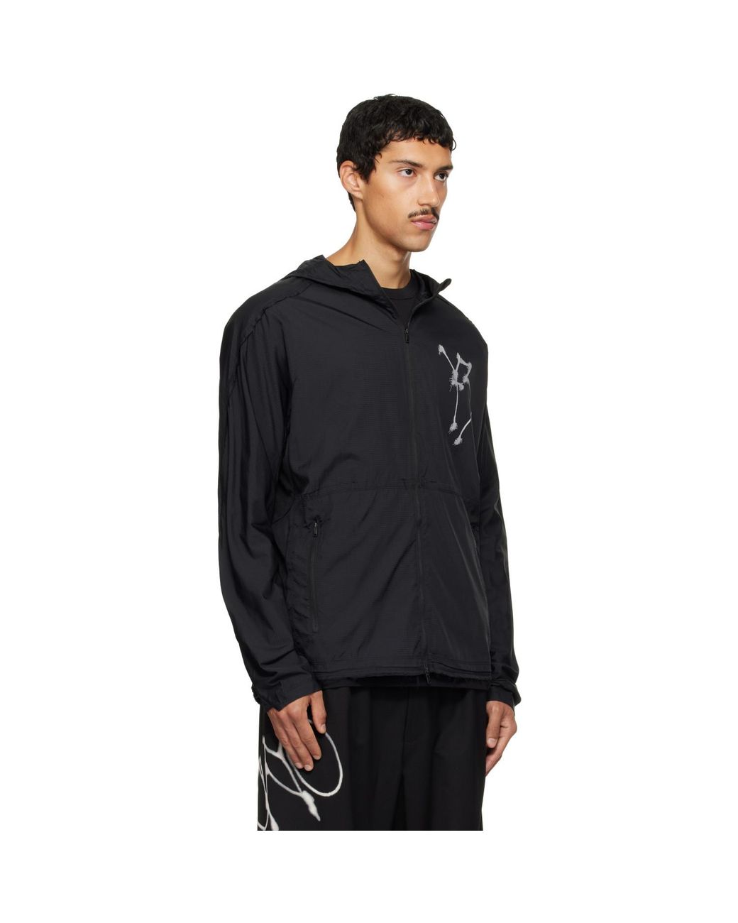 Y-3 Black Chito Edition Graphic Running Track Jacket for men