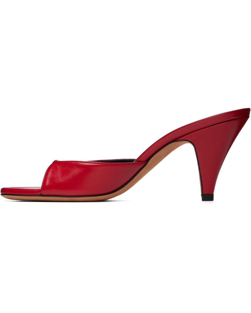 Jude Red Haze Heeled Sandals