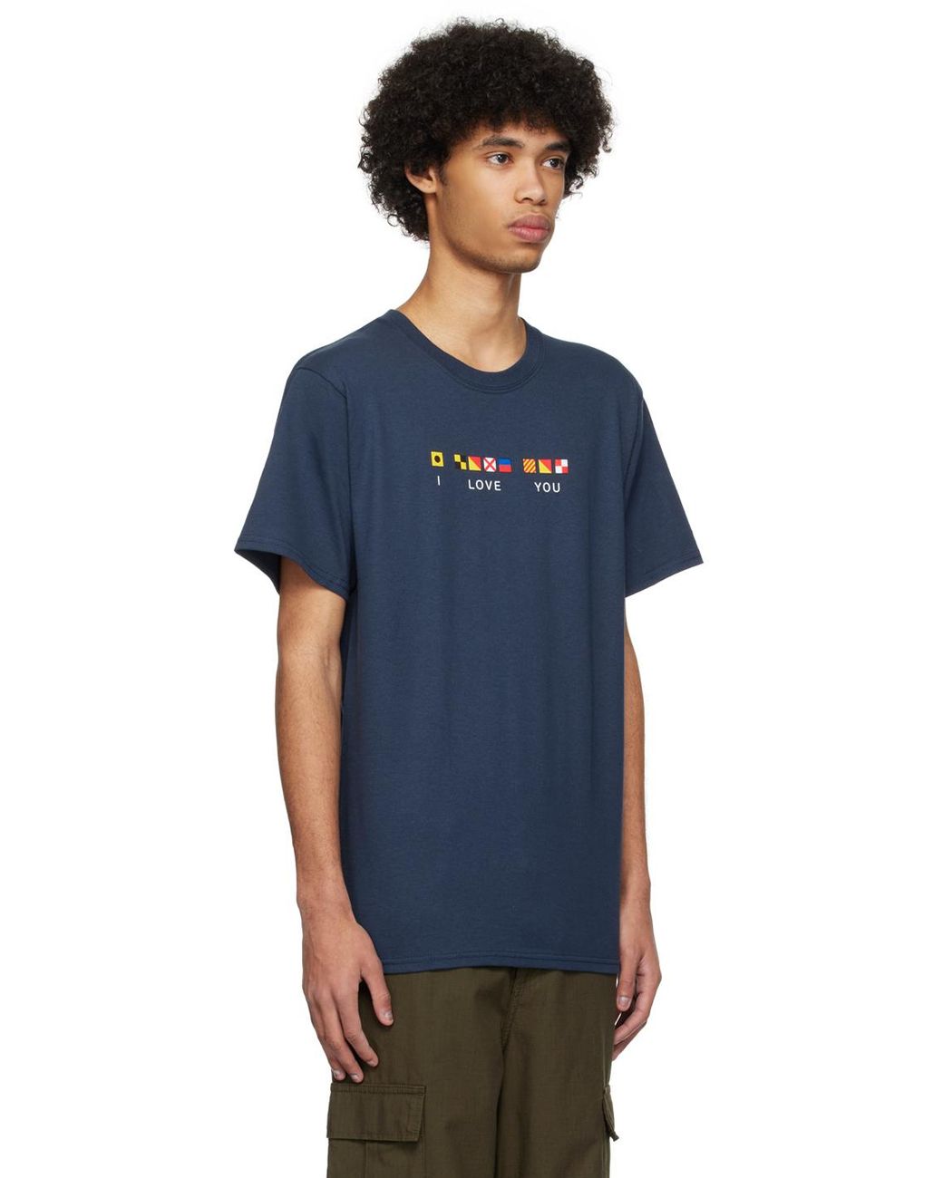 【関税込み】Noah NYC ホワイト 'I Love My Sailor' Tシャツ T250SS25_I_LOVE_MY_SAILOR_TEE_