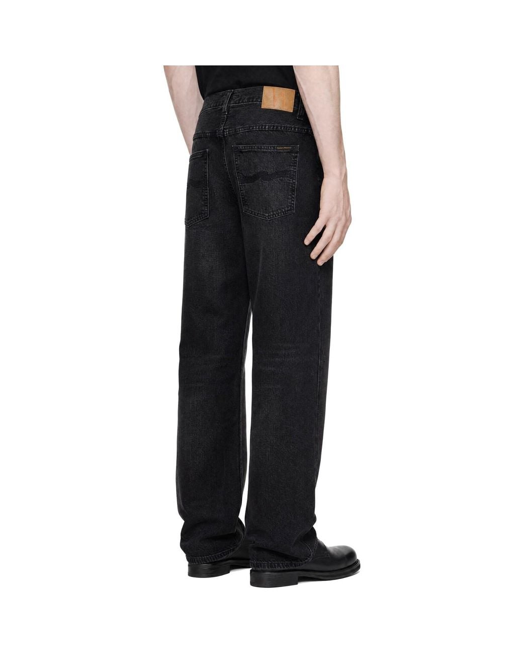 Nudie Jeans Black Loud Larry Jeans for men
