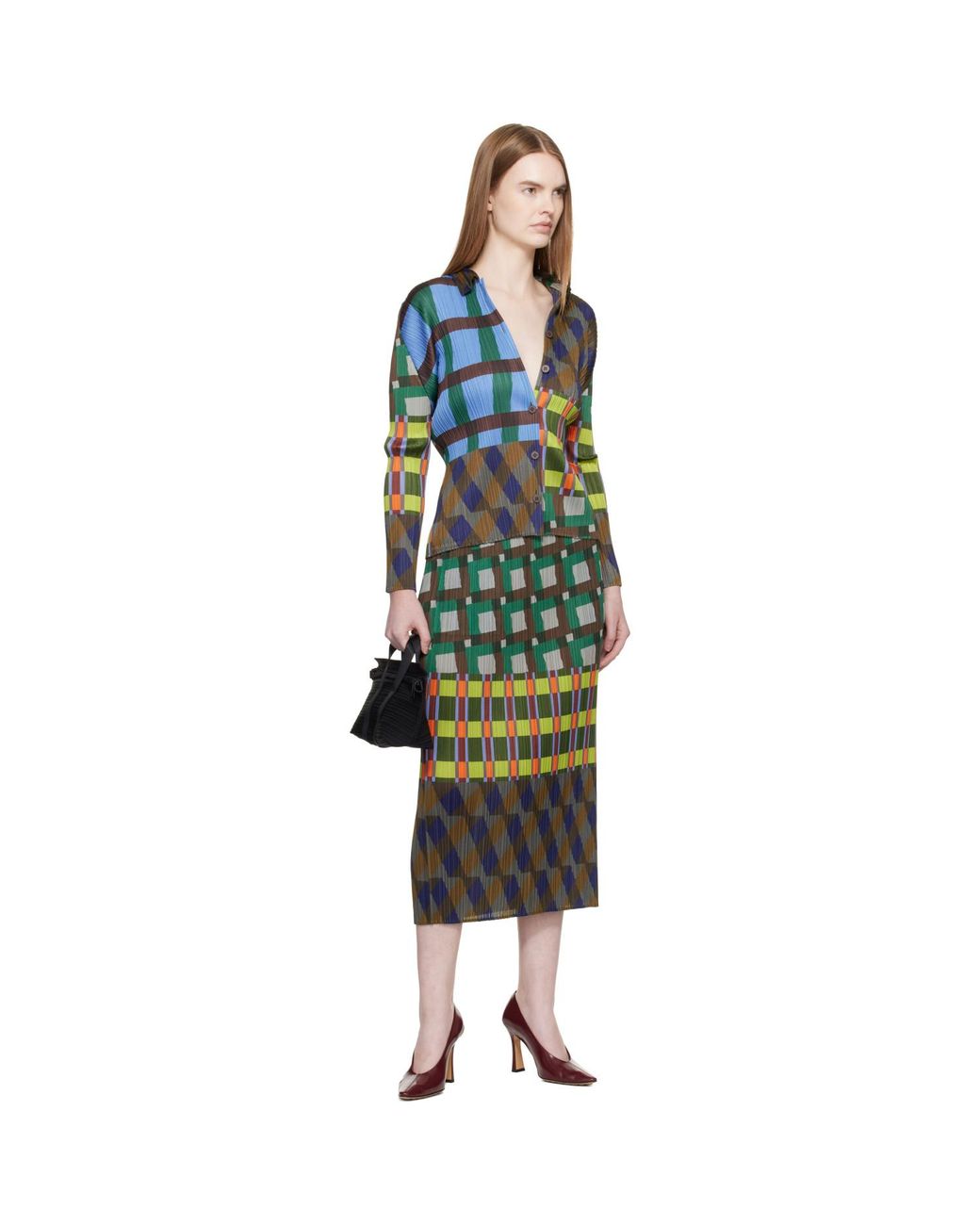 Pleats Please Issey Miyake Blue Harmony Blouse