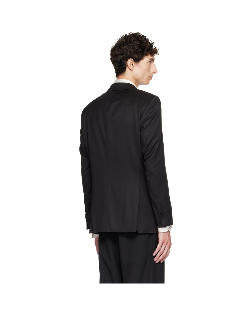 Boss Black Slim-Fit Virgin Wool Serge Blazer for men