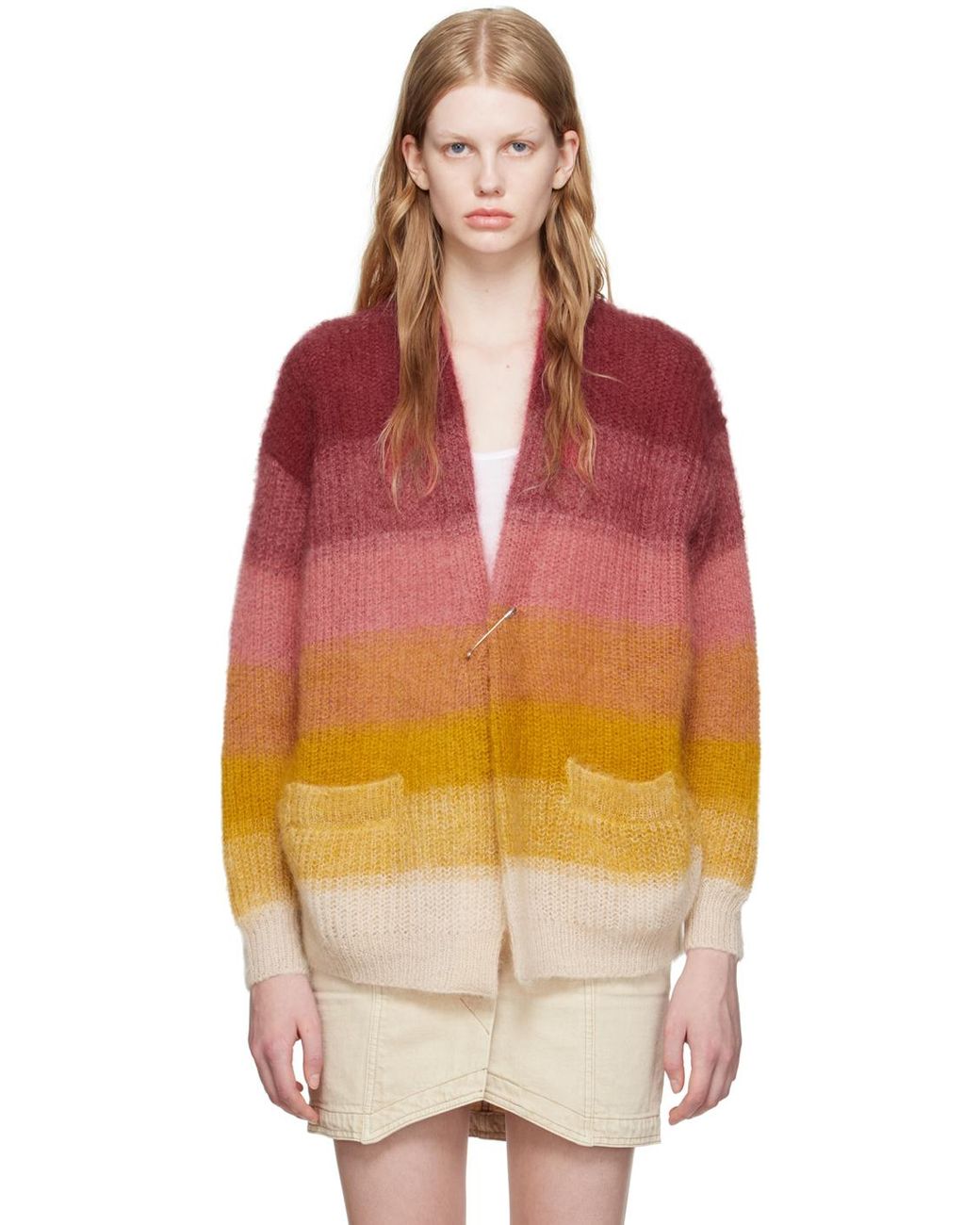 Étoile Isabel Marant マルチカラー Dana カーディガン オレンジ | Lyst