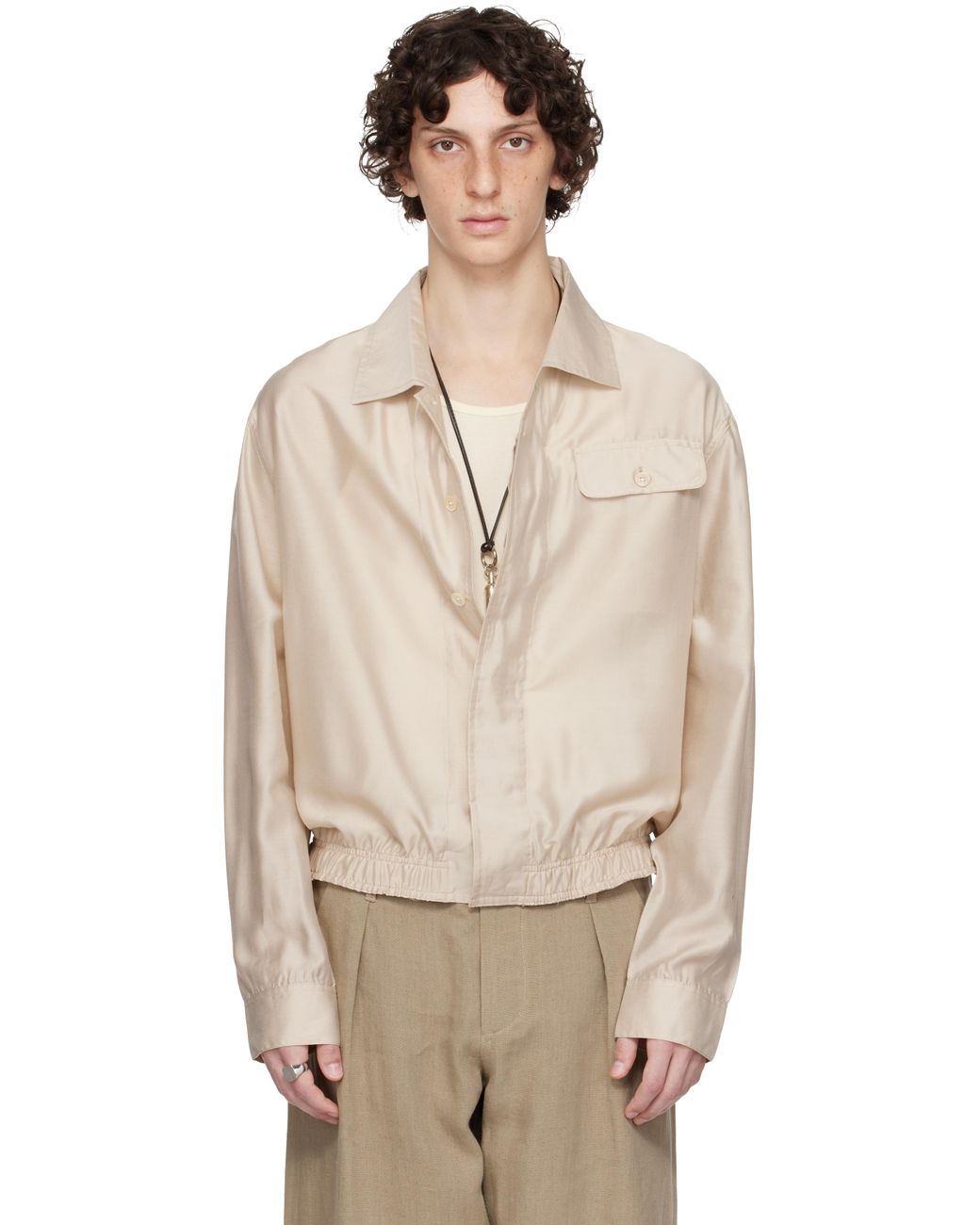 ジャケット・アウター OUR LEGACY Emporio Armani LIBERO SHIRT our-legacy-AmaroLyocellSilk-