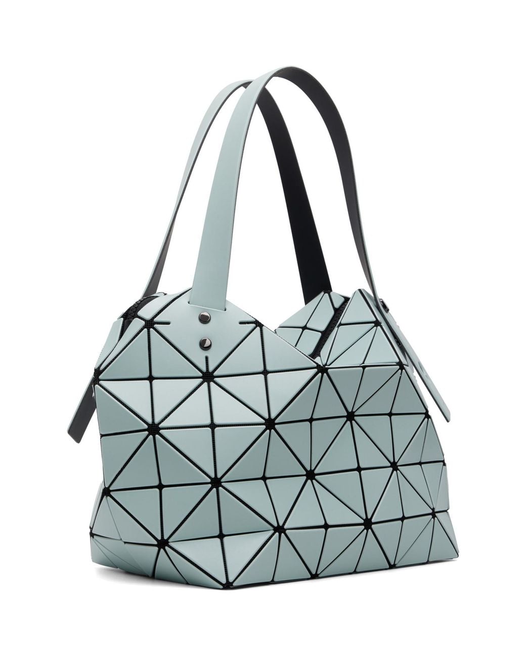 Issey Miyake Green Boston Tote