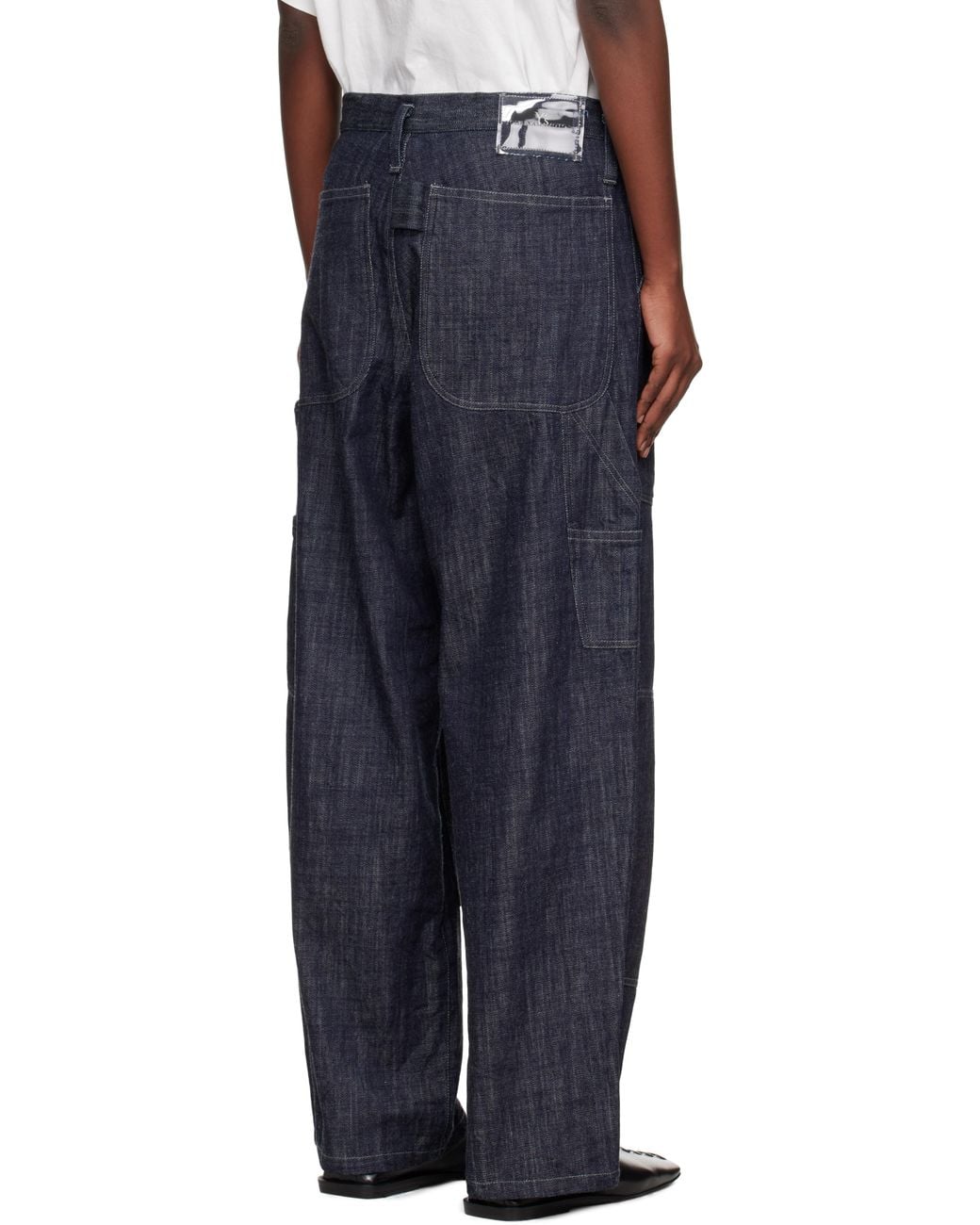 Y's Yohji Yamamoto Blue U-Work Jeans